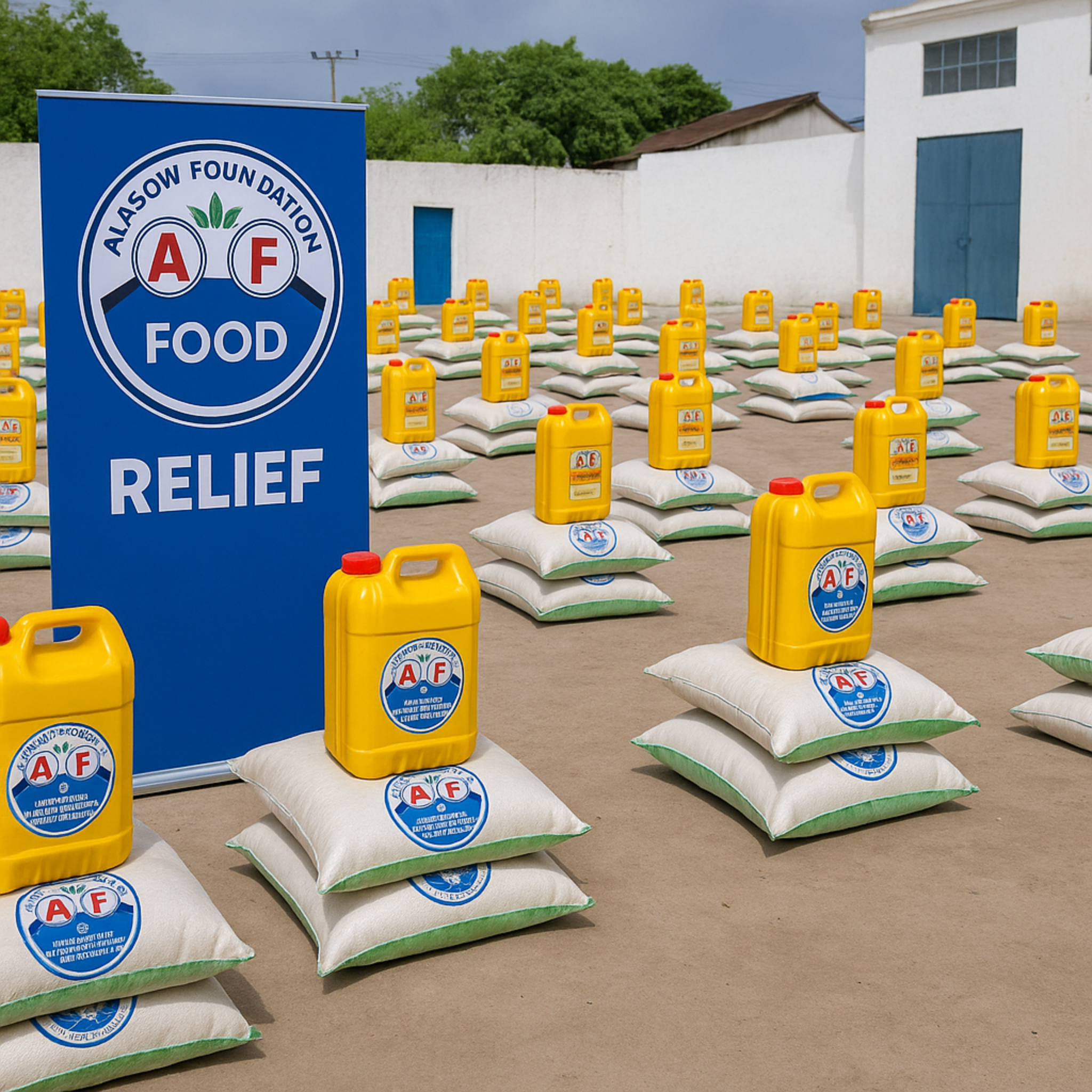 Alasow Foundation food relief support